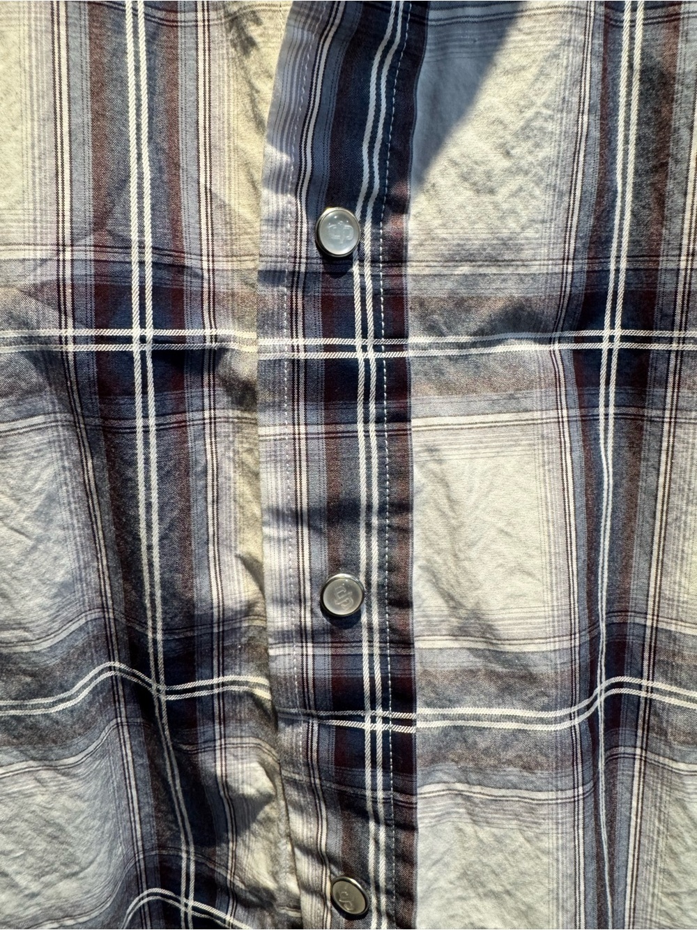 Stetson Men's PLAID SHORT SLEEVE SHIRT Size XL - Picture 3 of 6